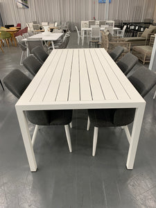 Outdoor 7pc Dining Setting - White